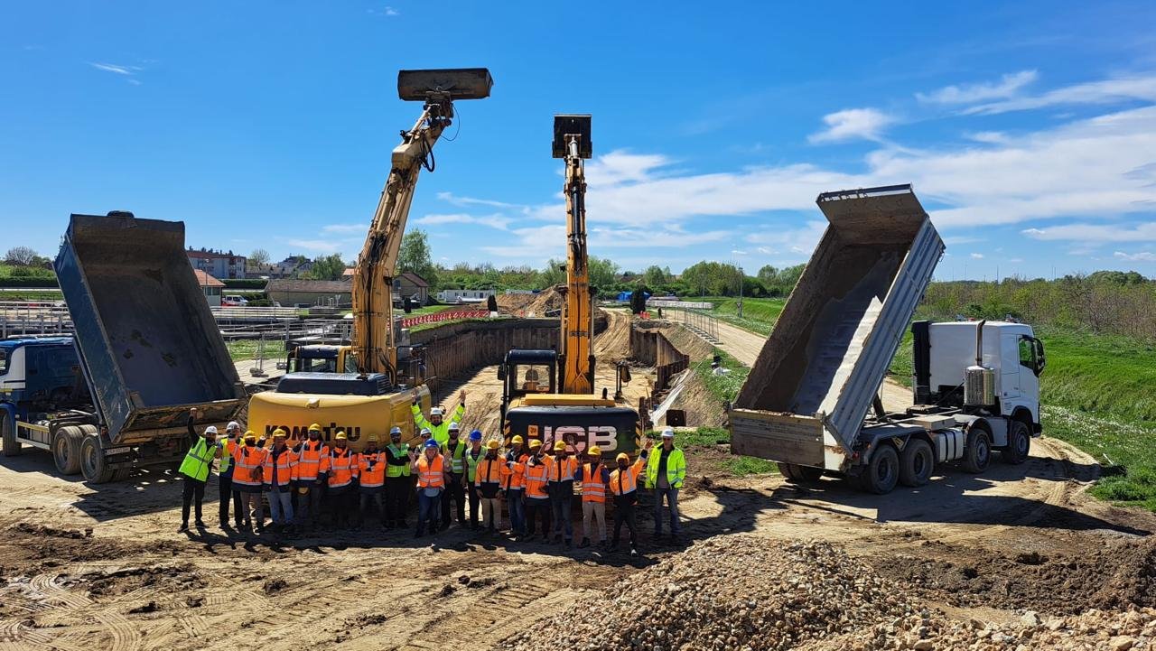 Concrete works has started for Kastela Villa Project