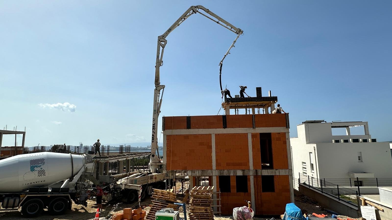 Construction progress status for Kastela Villa Project on June 19, 2024